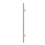 Heated Vertical Towel Rail - Brushed Nickel