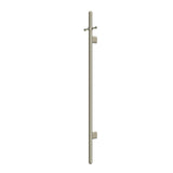Heated Vertical Towel Rail - Brushed Nickel