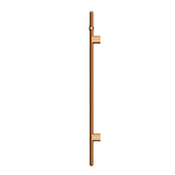 Heated Vertical Towel Rail - Lustre Bronze
