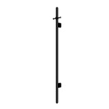 Heated Vertical Towel Rail - Matte Black