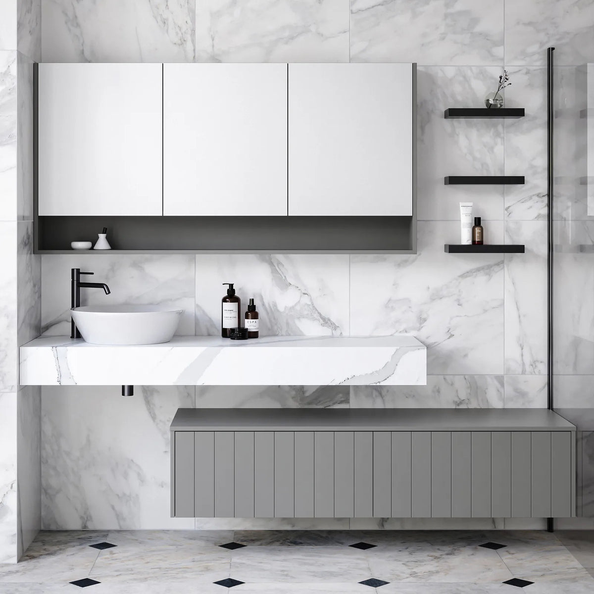Timberline Milan Vanity 600mm