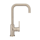 Round Kitchen Mixer Tap - Champagne