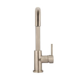 Round Kitchen Mixer Tap - Champagne
