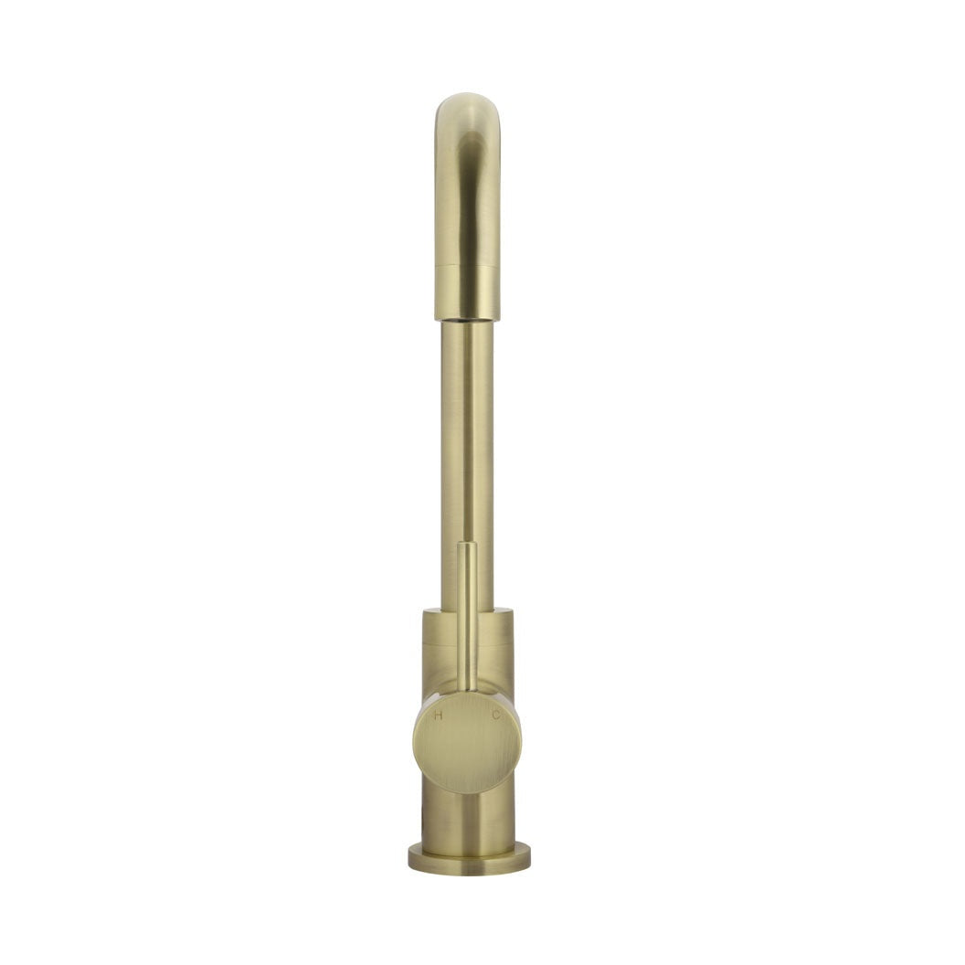 Round Kitchen Mixer Tap - Tiger Bronze