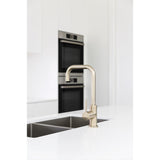 Round Kitchen Mixer Tap - Brushed Nickel