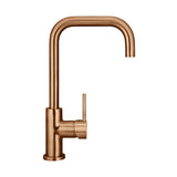 Round Kitchen Mixer Tap - Lustre Bronze