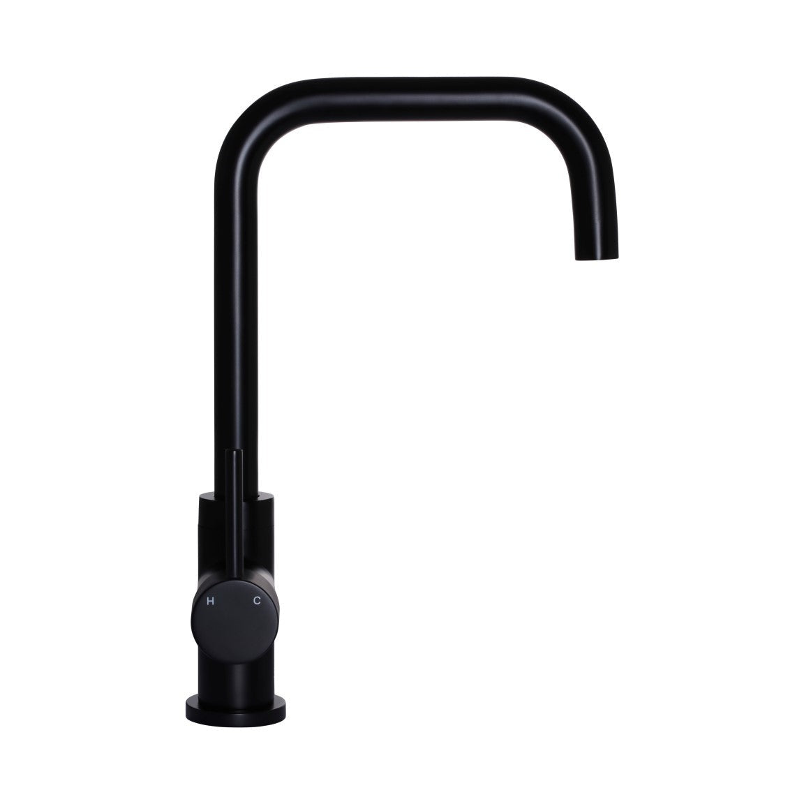 Round Kitchen Mixer Tap - close-up detail view by Meir