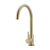 Round Gooseneck Kitchen Mixer Tap