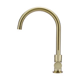 Round Gooseneck Kitchen Mixer Tap - Tiger Bronze