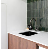 Round Gooseneck Kitchen Mixer Tap - Shadow