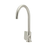 Round Paddle Gooseneck Kitchen Mixer Tap
