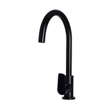 Round Paddle Gooseneck Kitchen Mixer Tap