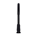 Round Paddle Gooseneck Kitchen Mixer Tap - Matte Black