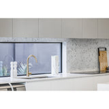 Round Pinless Gooseneck Kitchen Mixer Tap - Brushed Nickel