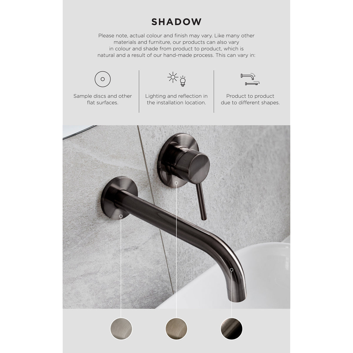 Round Pinless Gooseneck Kitchen Mixer Tap - Shadow
