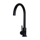 Round Gooseneck Kitchen Mixer Tap