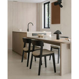 Round Gooseneck Kitchen Mixer Tap - side profile view