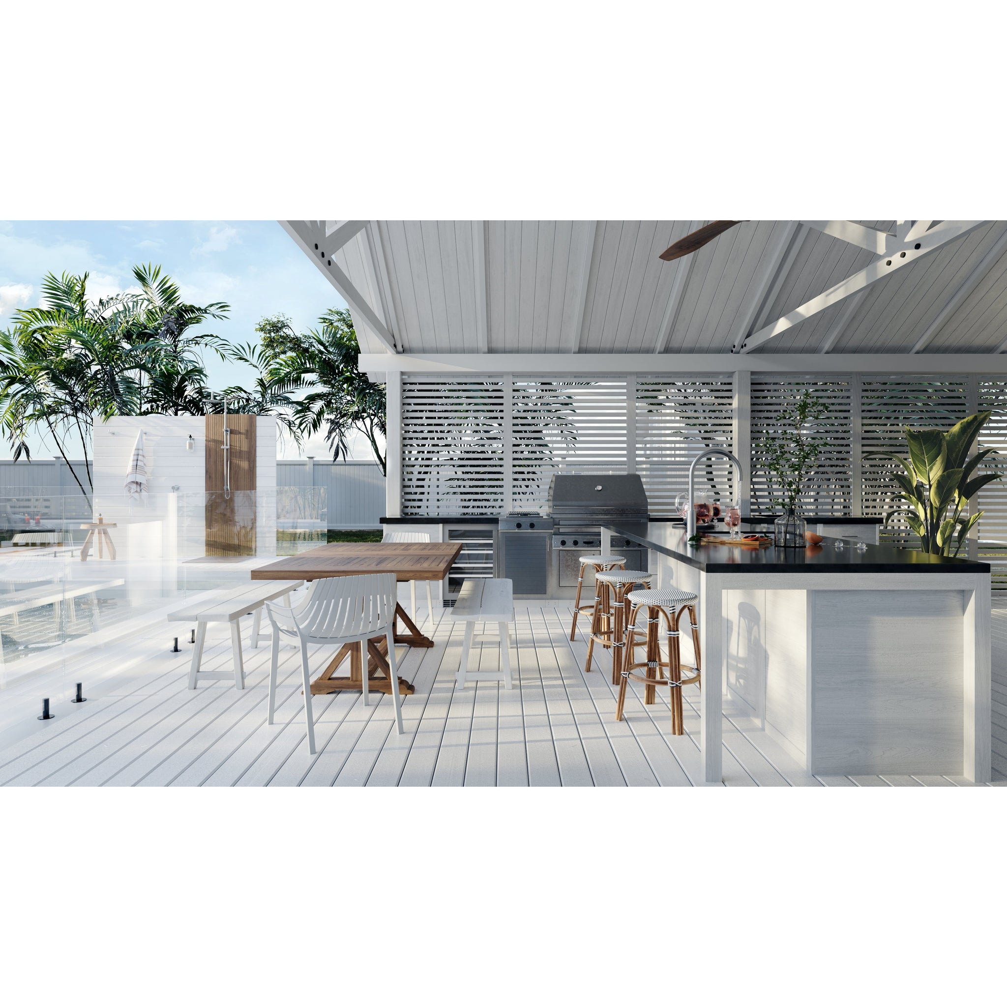 Outdoor Kitchen Mixer SS316 - Stainless Steel