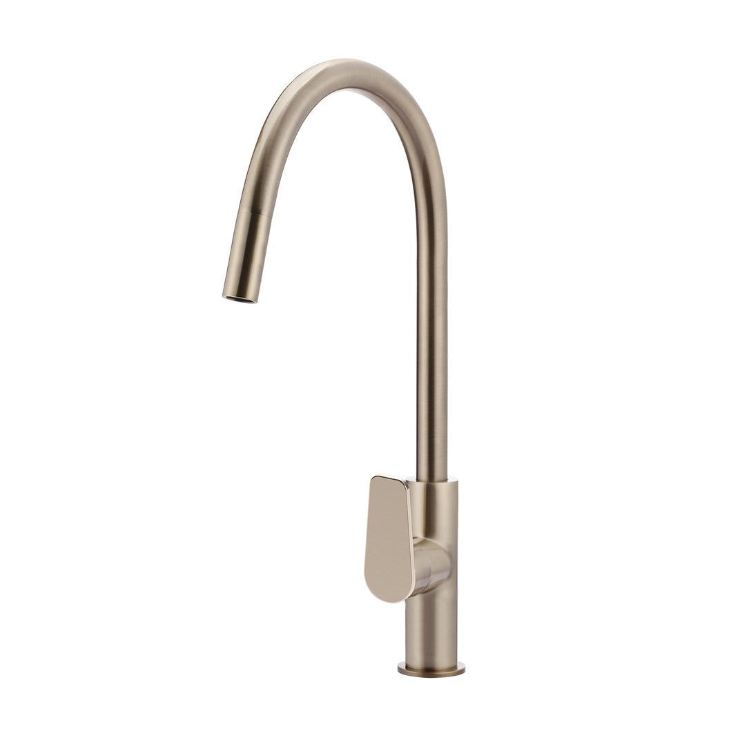 Round Paddle Piccola Pull Out Kitchen Mixer Tap