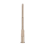 Round Paddle Piccola Pull Out Kitchen Mixer Tap in Polished Chrome - front view