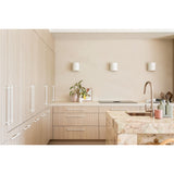 Round Paddle Piccola Pull Out Kitchen Mixer Tap - Champagne