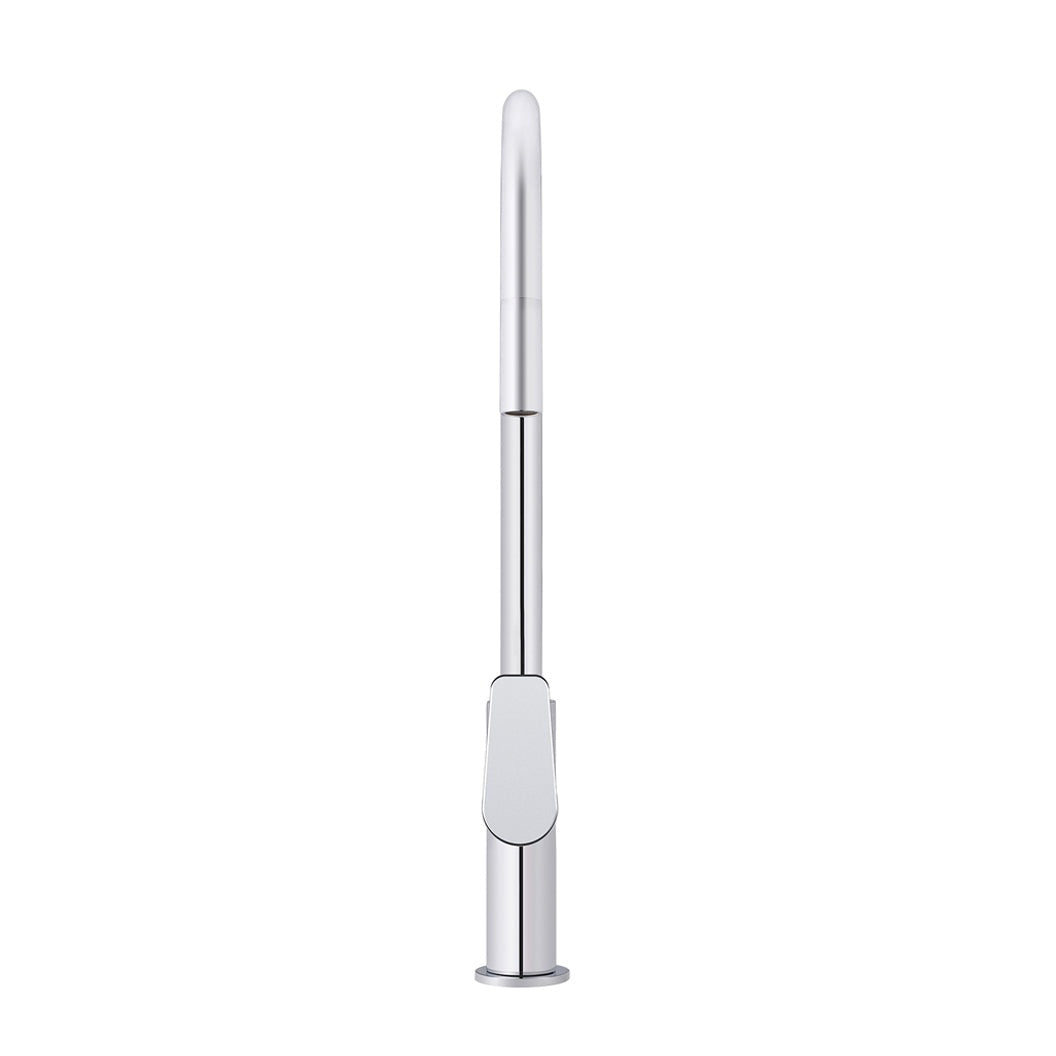 Round Paddle Piccola Pull Out Kitchen Mixer Tap - rear mounting detail