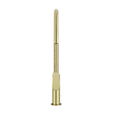Round Paddle Piccola Pull Out Kitchen Mixer Tap - Tiger Bronze