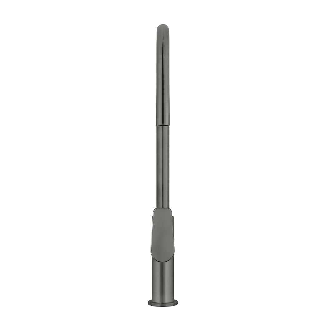 Round Paddle Piccola Pull Out Kitchen Mixer Tap - Shadow