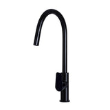 Round Paddle Piccola Pull Out Kitchen Mixer Tap - front view