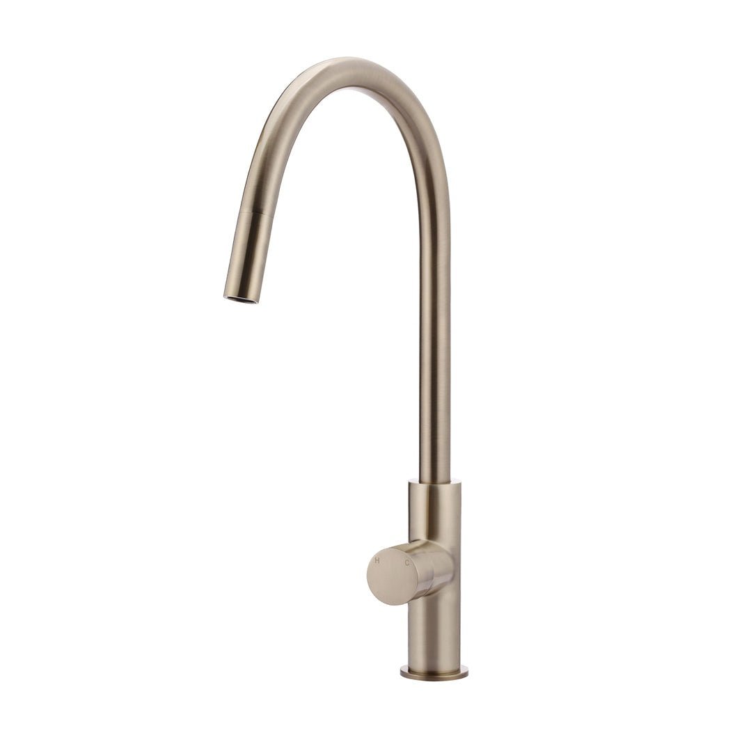 Round Pinless Piccola Pull Out Kitchen Mixer Tap