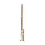 Round Pinless Piccola Pull Out Kitchen Mixer Tap in Polished Chrome - angled product view