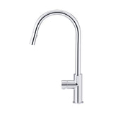 Round Pinless Piccola Pull Out Kitchen Mixer Tap - Polished Chrome