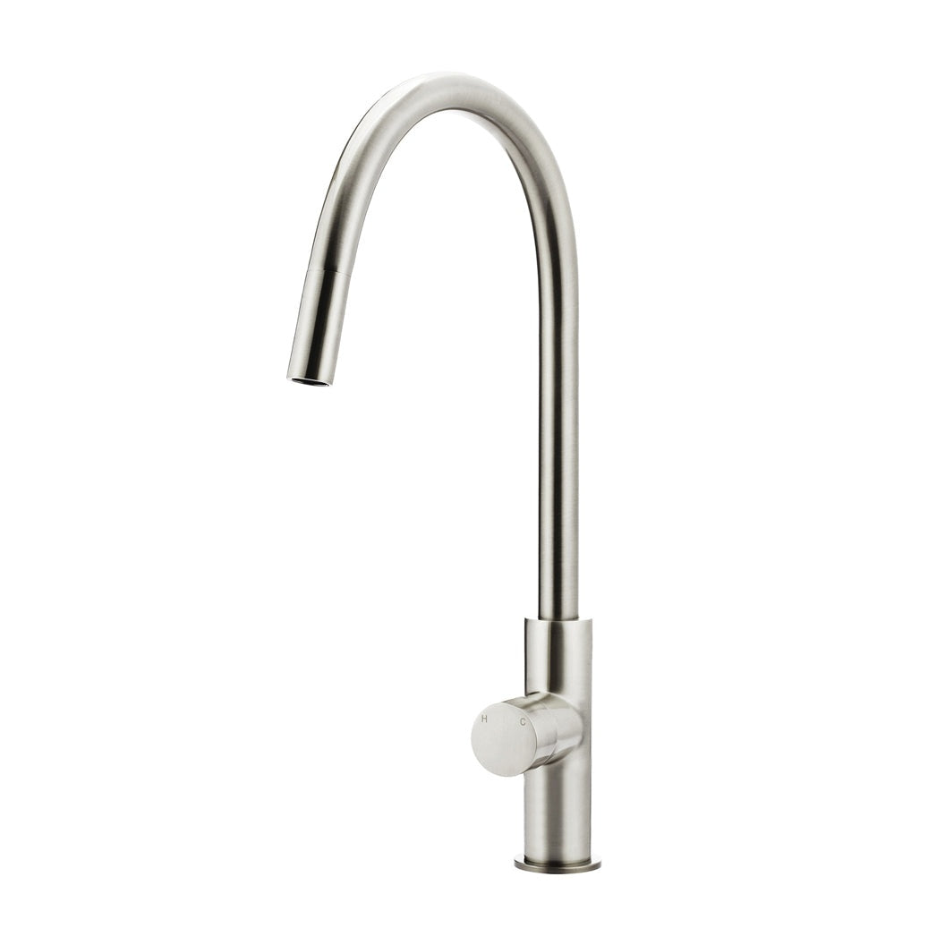 Round Pinless Piccola Pull Out Kitchen Mixer Tap