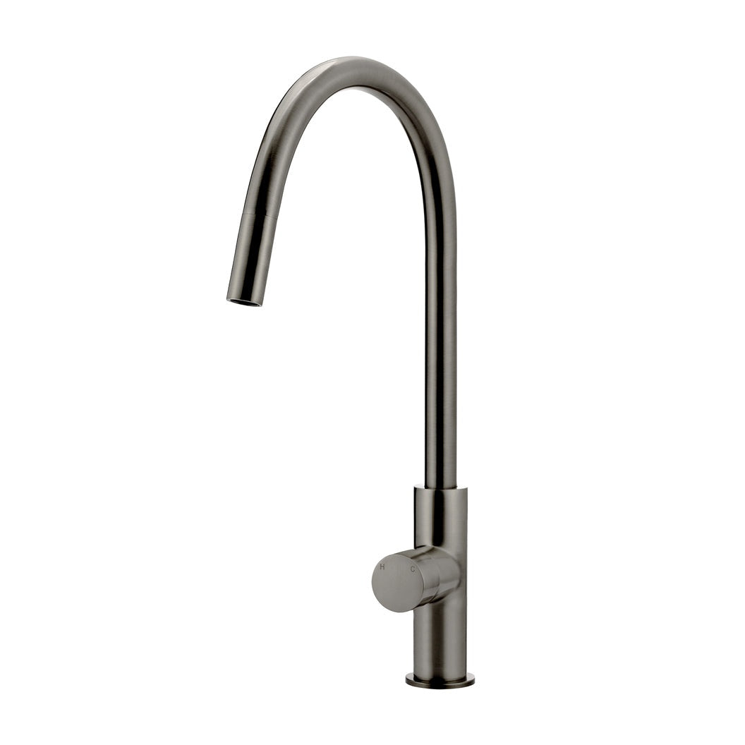 Round Pinless Piccola Pull Out Kitchen Mixer Tap