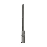 Round Pinless Piccola Pull Out Kitchen Mixer Tap - finish and profile close-up (31 of 33)