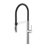 Pull down kitchen mixer with Magnetic Dock - side profile view