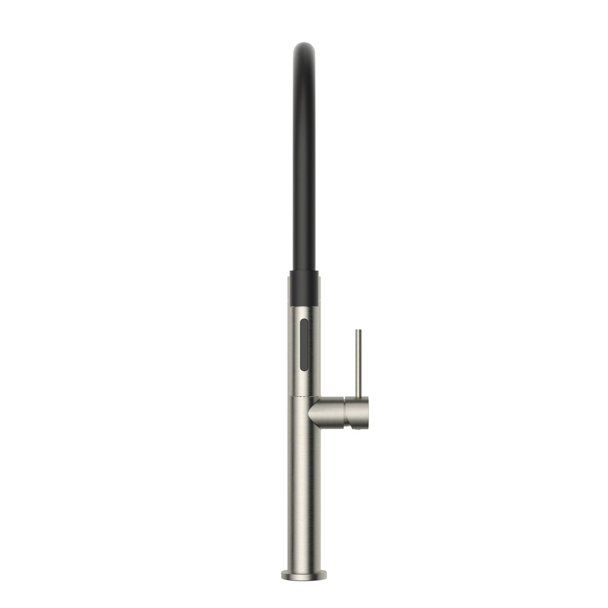 Pull down kitchen mixer with Magnetic Dock in Brushed Nickel - finish and profile close-up