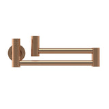 kitchen pot filler in Tiger Bronze - side profile view