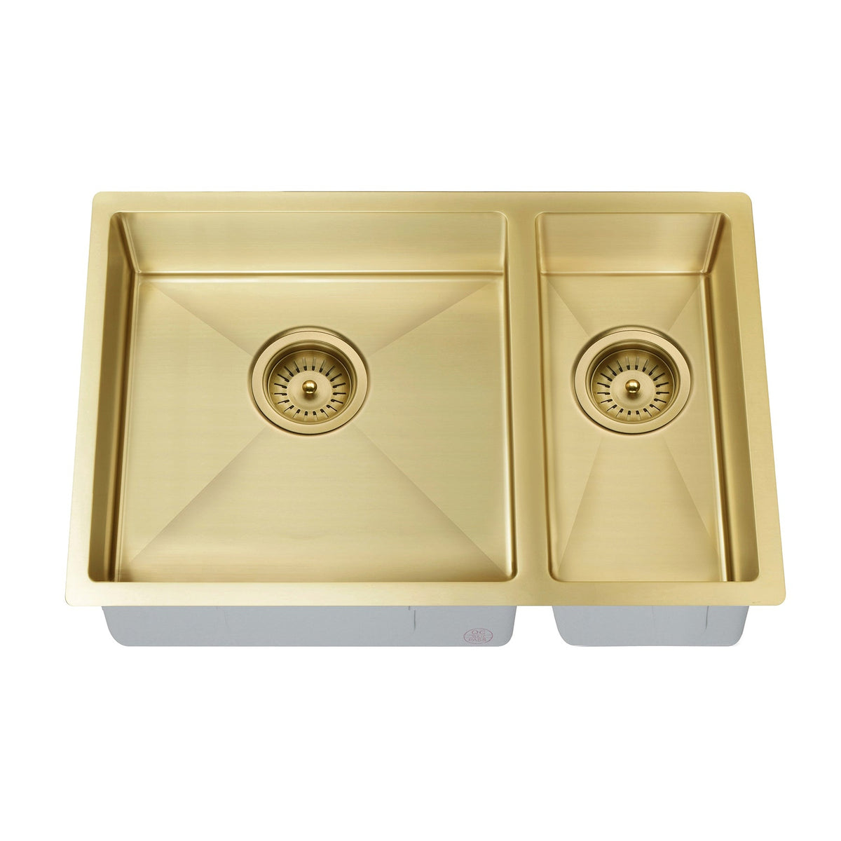 Kitchen Sink One & Half Bowl 670 x 440 - rear mounting detail