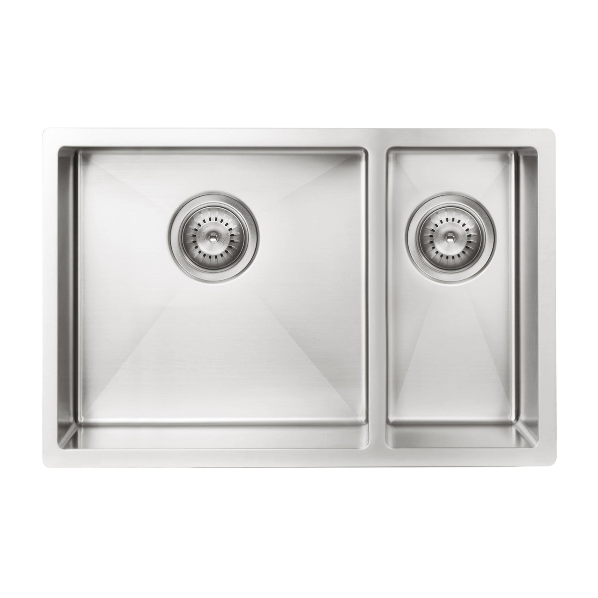 Kitchen Sink One & Half Bowl 670 x 440 in Brushed Nickel - alternative product view