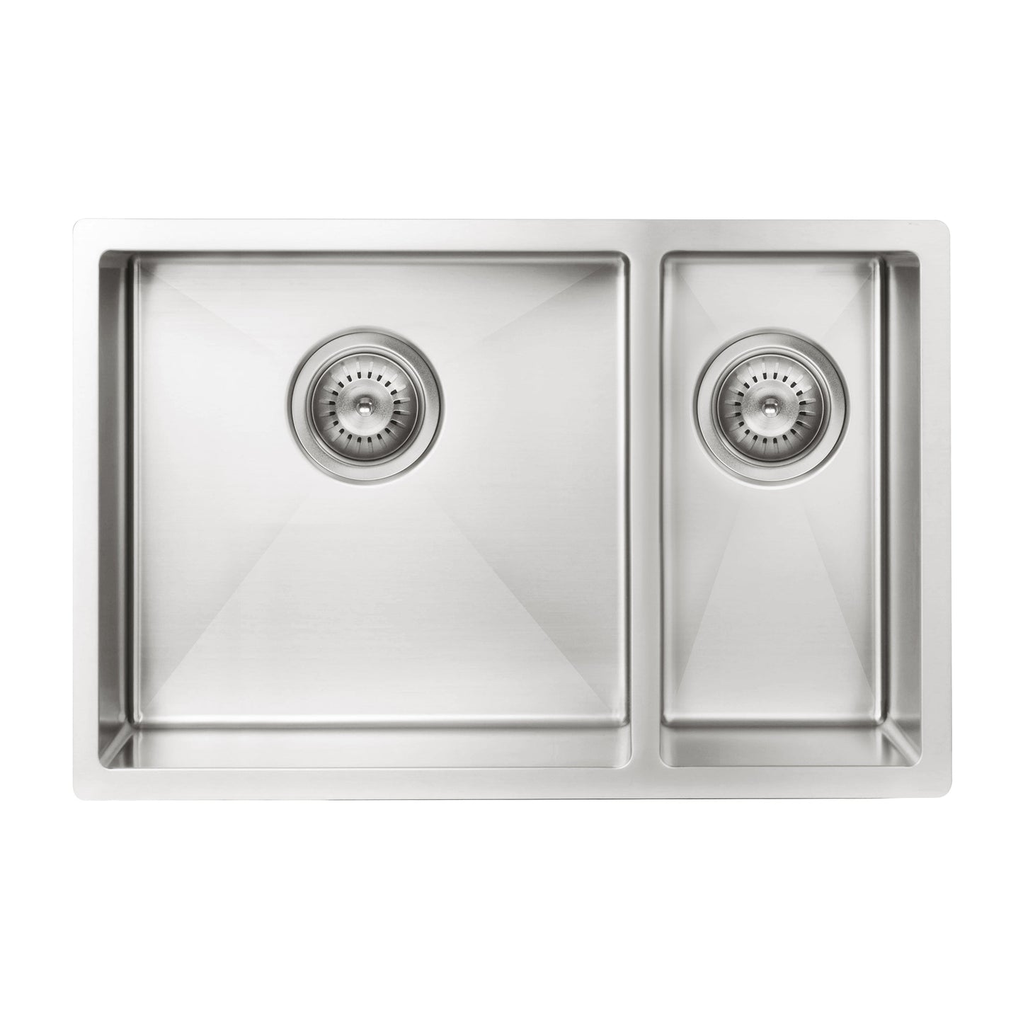 Kitchen Sink One & Half Bowl 670 x 440 - Brushed Nickel