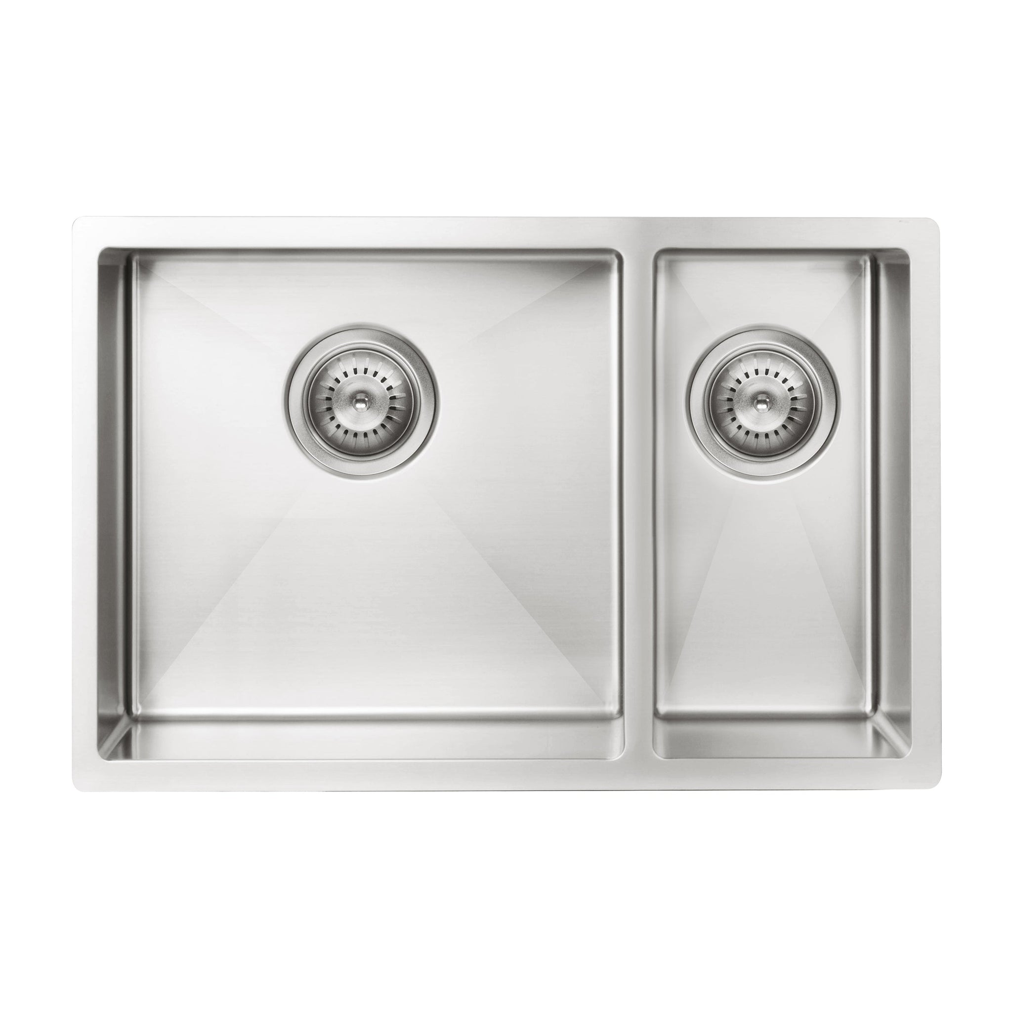 Kitchen Sink One & Half Bowl 670 x 440 - Brushed Nickel