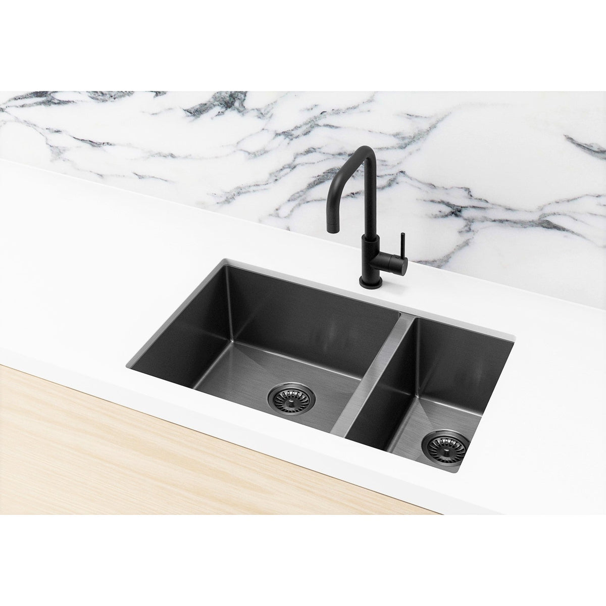 Kitchen Sink One & Half Bowl 670 x 440 - full product view