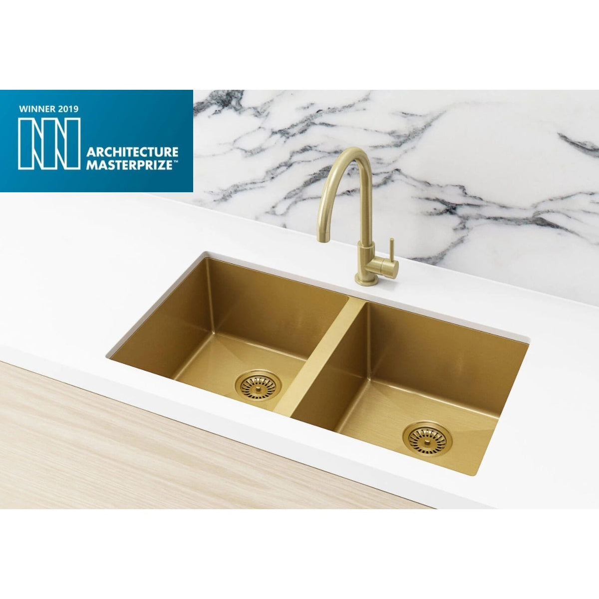 Kitchen Sink Double Bowl 760 x 440