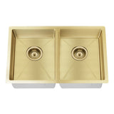 Kitchen Sink Double Bowl 760 x 440 - Tiger Bronze