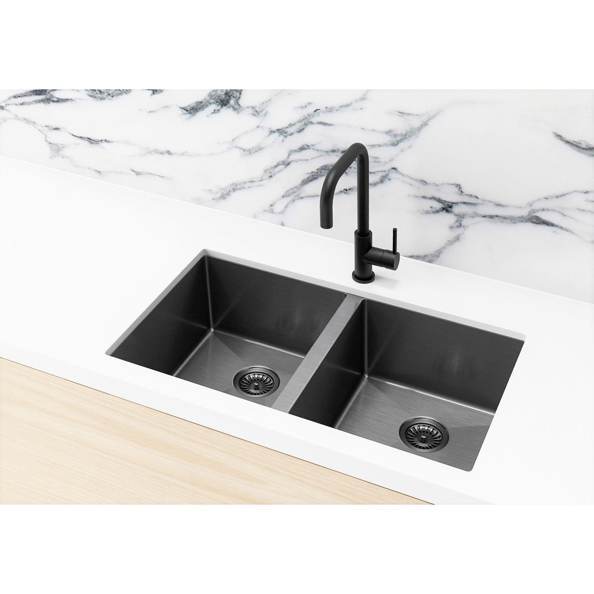 Kitchen Sink Double Bowl 760 x 440 - full product view (16 of 20)