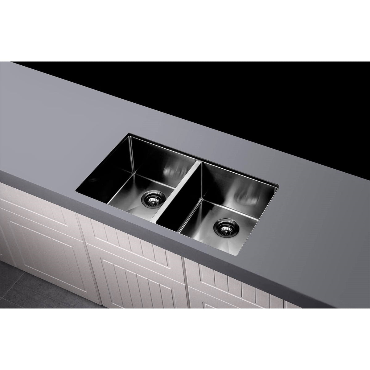 Kitchen Sink Double Bowl 860 x 440 - angled product view (18 of 22)