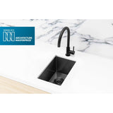 Bar Sink Single Bowl 382 x 272 - finish and profile close-up (15 of 18)