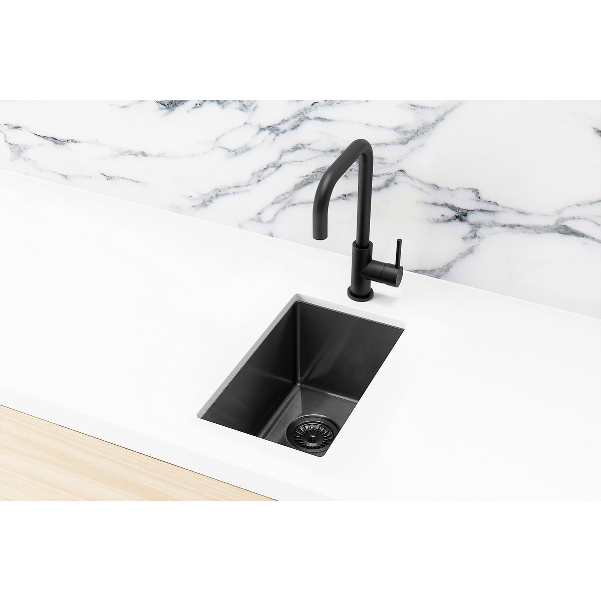 Bar Sink Single Bowl 382 x 272 - full product view