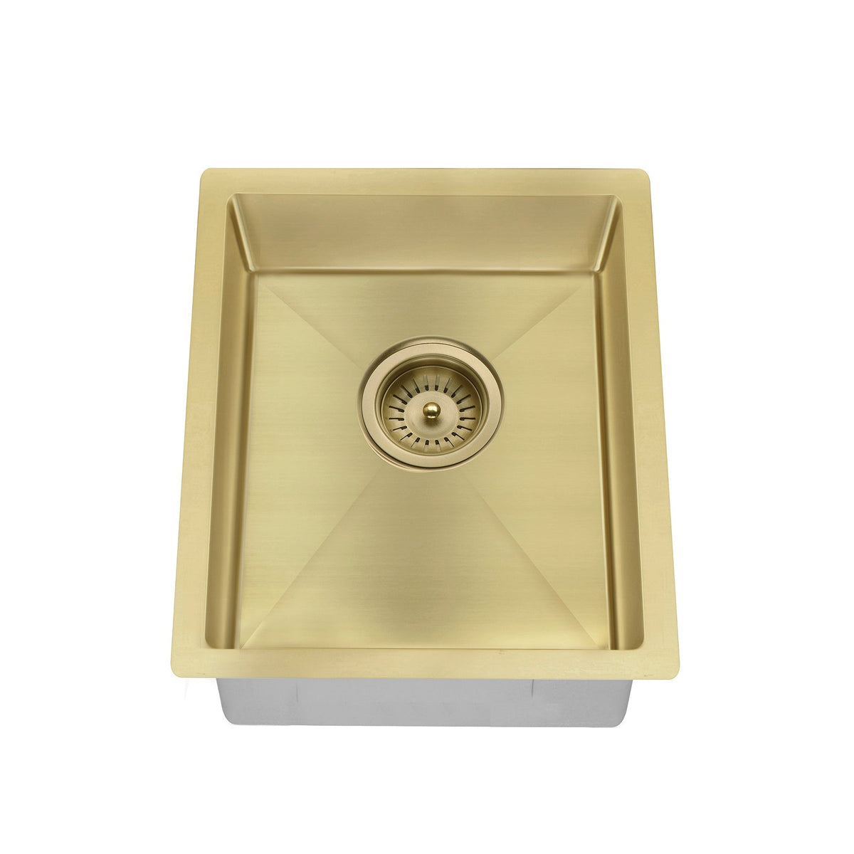 Kitchen Sink Single Bowl 380 x 440 - Tiger Bronze